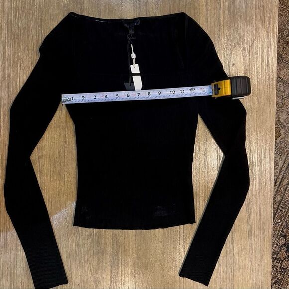 The Range Mass Rib Square Neck LS Size Medium - Picture 4 of 10